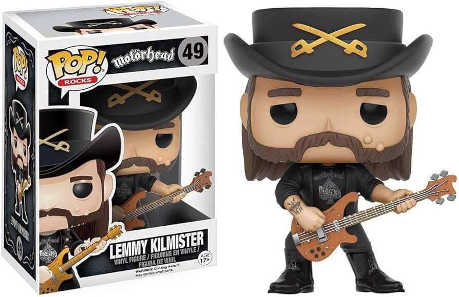 Funko Pop! Motörhead - Lemmy Kilmister 49 (VAULTED) + Free Protector