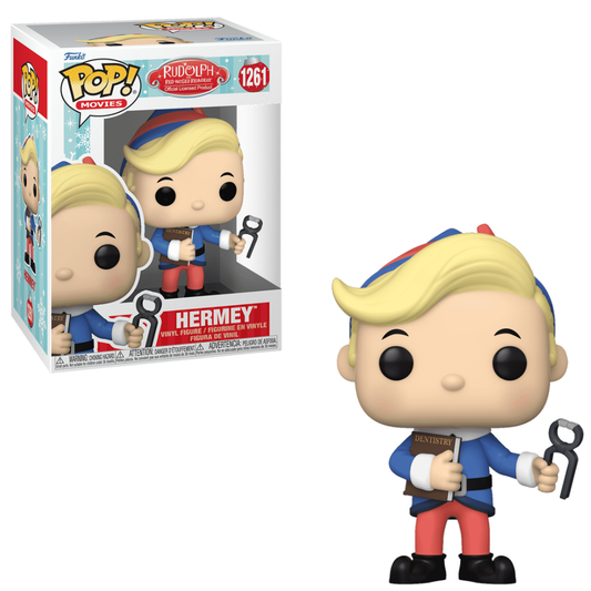 Funko Pop! Rudolph The Red Nosed Reindeer Hermey 1261 + Free Protector