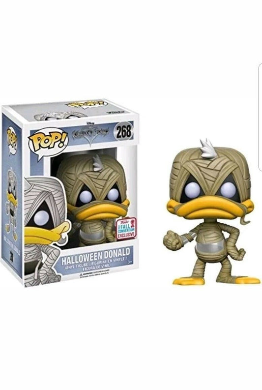 Funko Pop! Disney Kingdom Hearts - Halloween Donald 268 Funko 2017 Fall Convention Exclusive Figure + Pop Protector