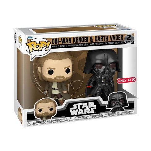 Funko Pop! Star Wars Obi-Wan Kenobi & Darth Vader 2 Pack Target Exclusive