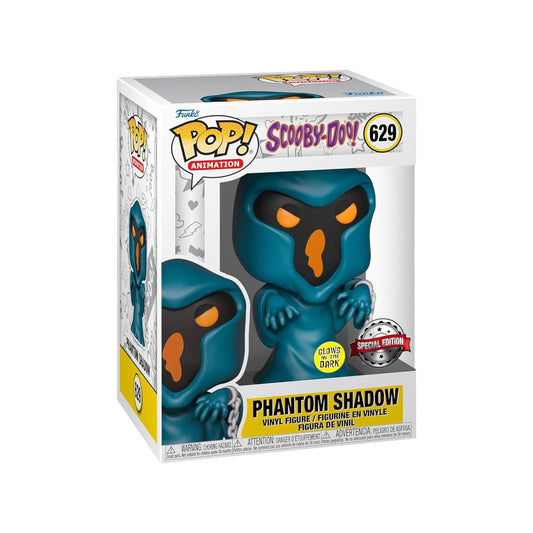 Funko Pop! Scooby-Doo! Phantom Shadow 629 Glows in the Dark Special Edition + Free Protector