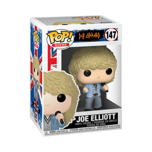 Funko Pop! Def Leppard : Joe Elliott 147 (VAULTED) + Pop Protector