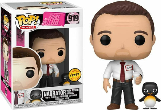 Funko POP! Fight Club #919 - Narrator with power animal CHASE + Protector