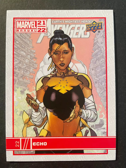 ECHO 2021-22 Upper Deck Marvel Annual Base Card #22