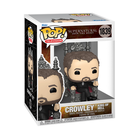 Funko Pop! Supernatural Join The Hunt - Crowley King of Hell 1839 Figure