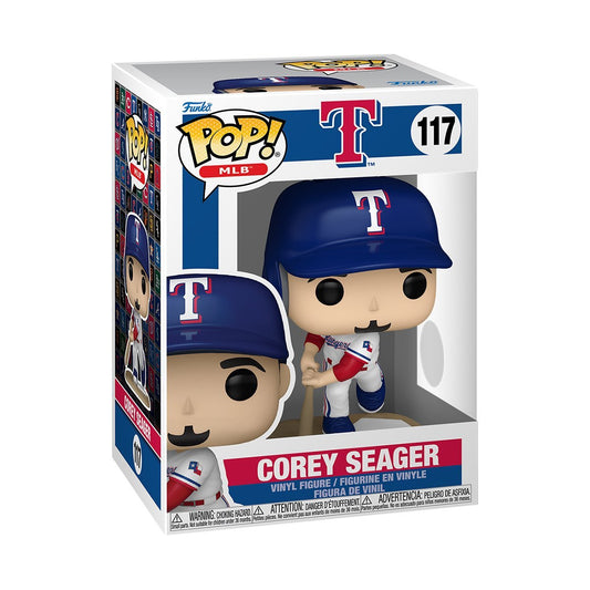Funko Pop! MLB : Rangers - Corey Seager 117 + Pop Protector