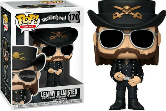 Funko Pop! Mötorhead Lemmy Kilmister 170 (VAULTED) + Free Protector