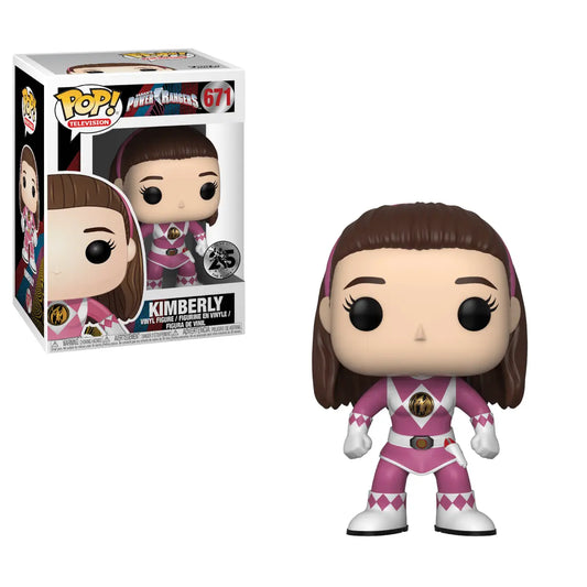 Funko Pop! Saban’s Power Rangers - Pink Ranger Kimberly 671 25 Years Exclusive + Free Protector