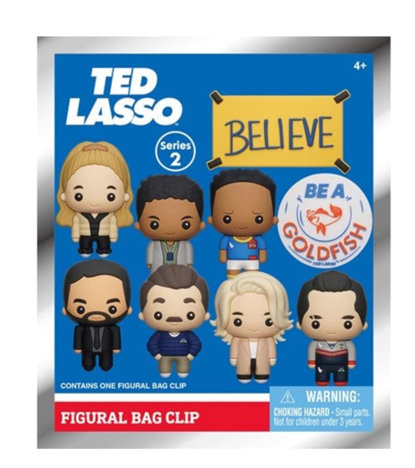 Ted Lasso Series 2 Mystery 3D Foam Figural Bag Clip (One Variation Chosen at Random)
