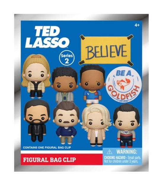 Ted Lasso Series 2 Mystery 3D Foam Figural Bag Clip (One Variation Chosen at Random)
