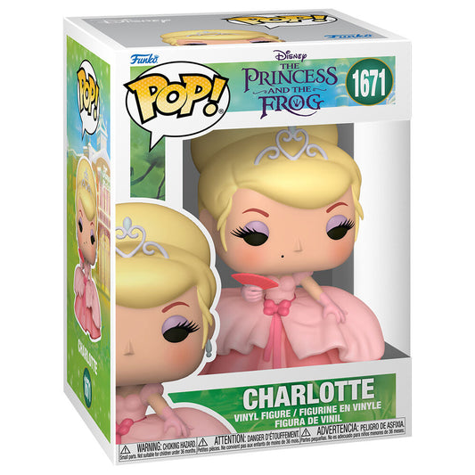 Funko Pop! Disney The Princess And The Frog - Charlotte 1671 Figure + Pop Protector