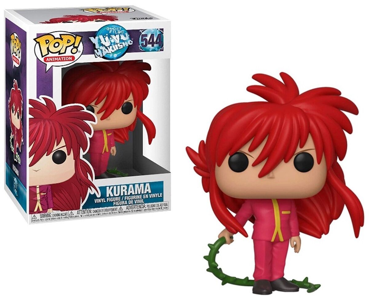 Funko Pop! Ghost Files Yu Yu Hakusho : Kurama 544 + Pop Protector