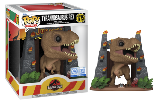 Funko Pop! Jurassic Park - Tyrannosaurus Rex 1775 6-Inch Deluxe Funko Special Edition Figure