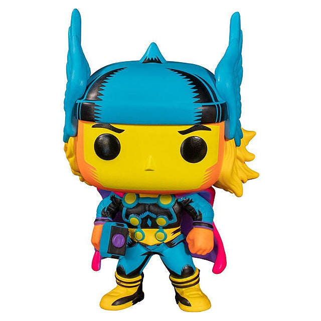 Funko Pop! Marvel Blacklight Thor 650 Funko Special Edition + Pop Protector