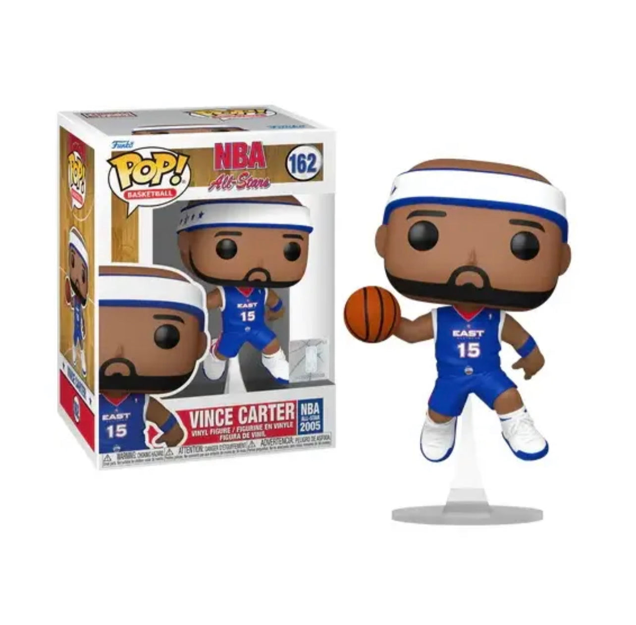 Funko Pop! Basketball NBA All-Star 2005 Vince Carter 162 + Free Protector