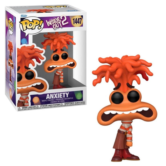 Funko Pop! Inside Out 2 Anxiety 1447 Disney Pixar + PoP Protector