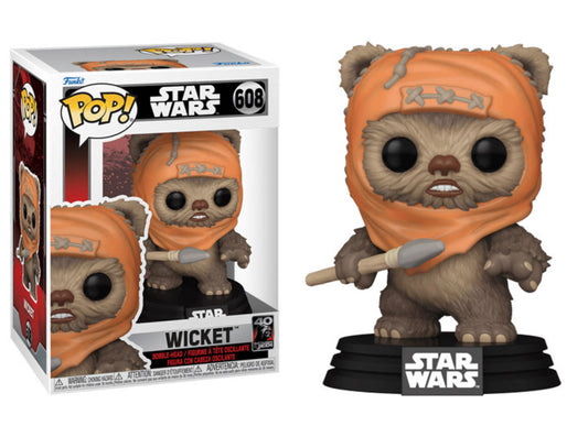 Funko Pop! Disney Star Wars Return of the Jedi Wicket 608 + Free Protector