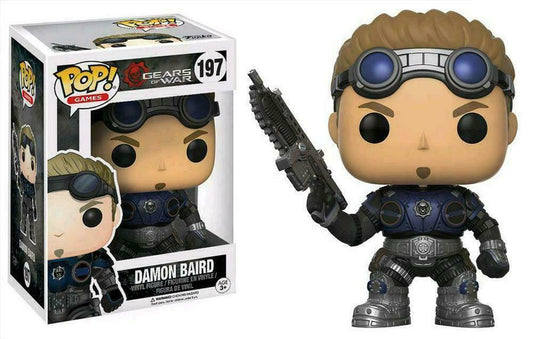 Funko Pop! Gears of War Damon Baird (W/ Armour) 197 (VAULTED) + Free Protector