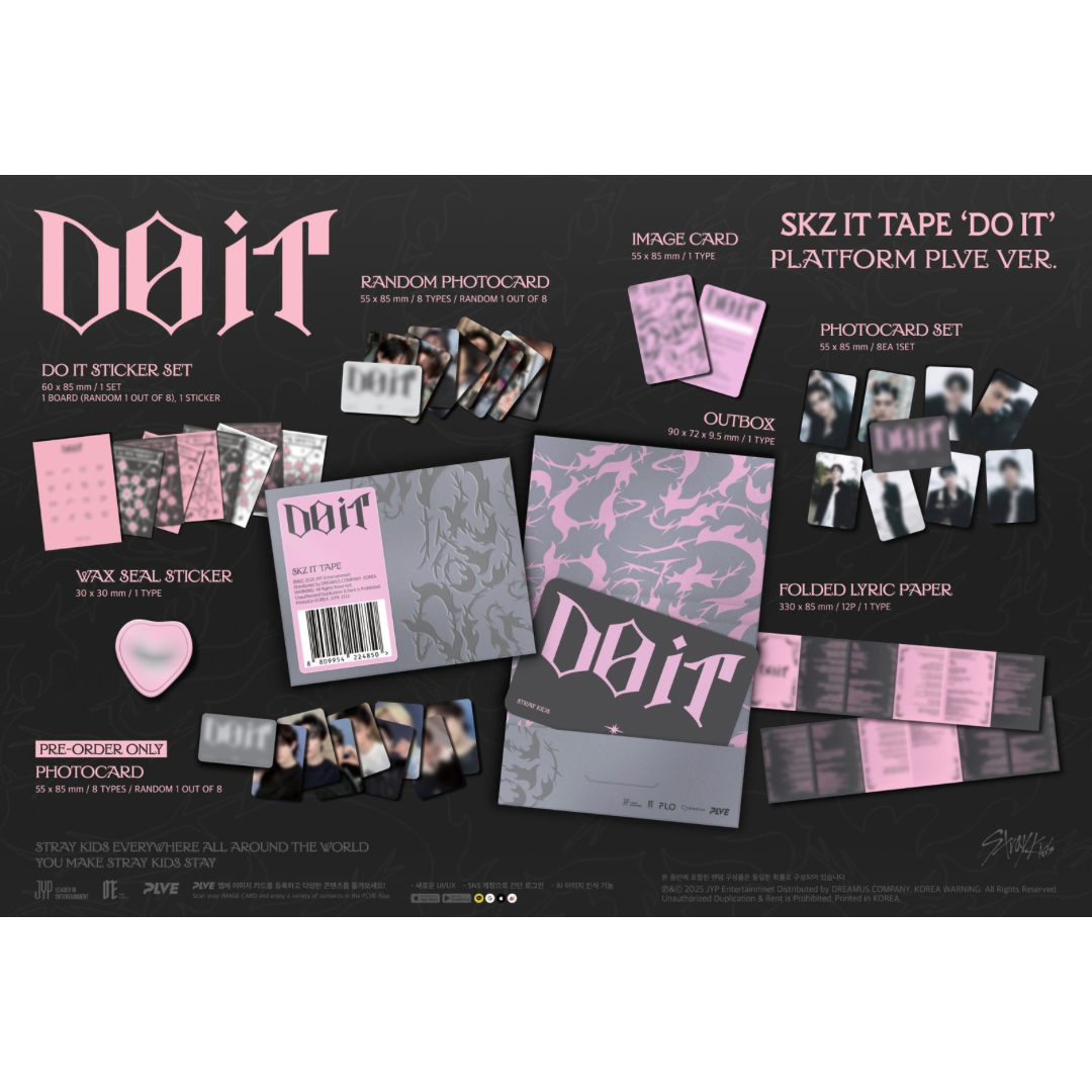 K-POP STRAY KIDS - DO IT ALBUM (DO VER.) PLATFORM VER.