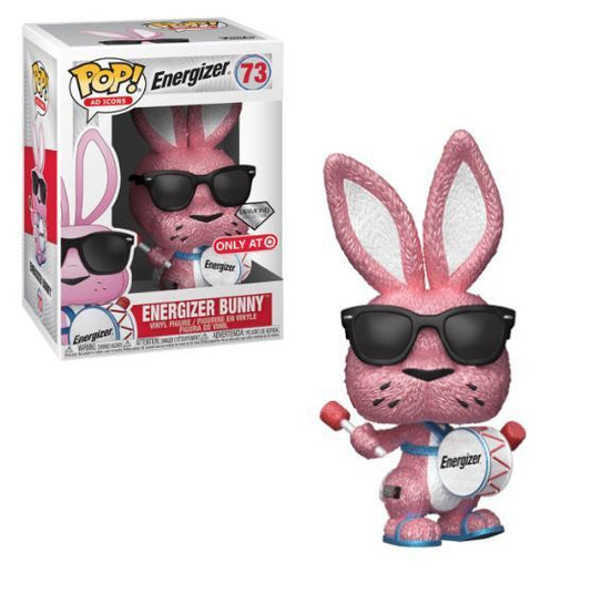 Funko Pop! Ad Icons #73 Target Energizer Bunny Diamond Collection + PoP Protector