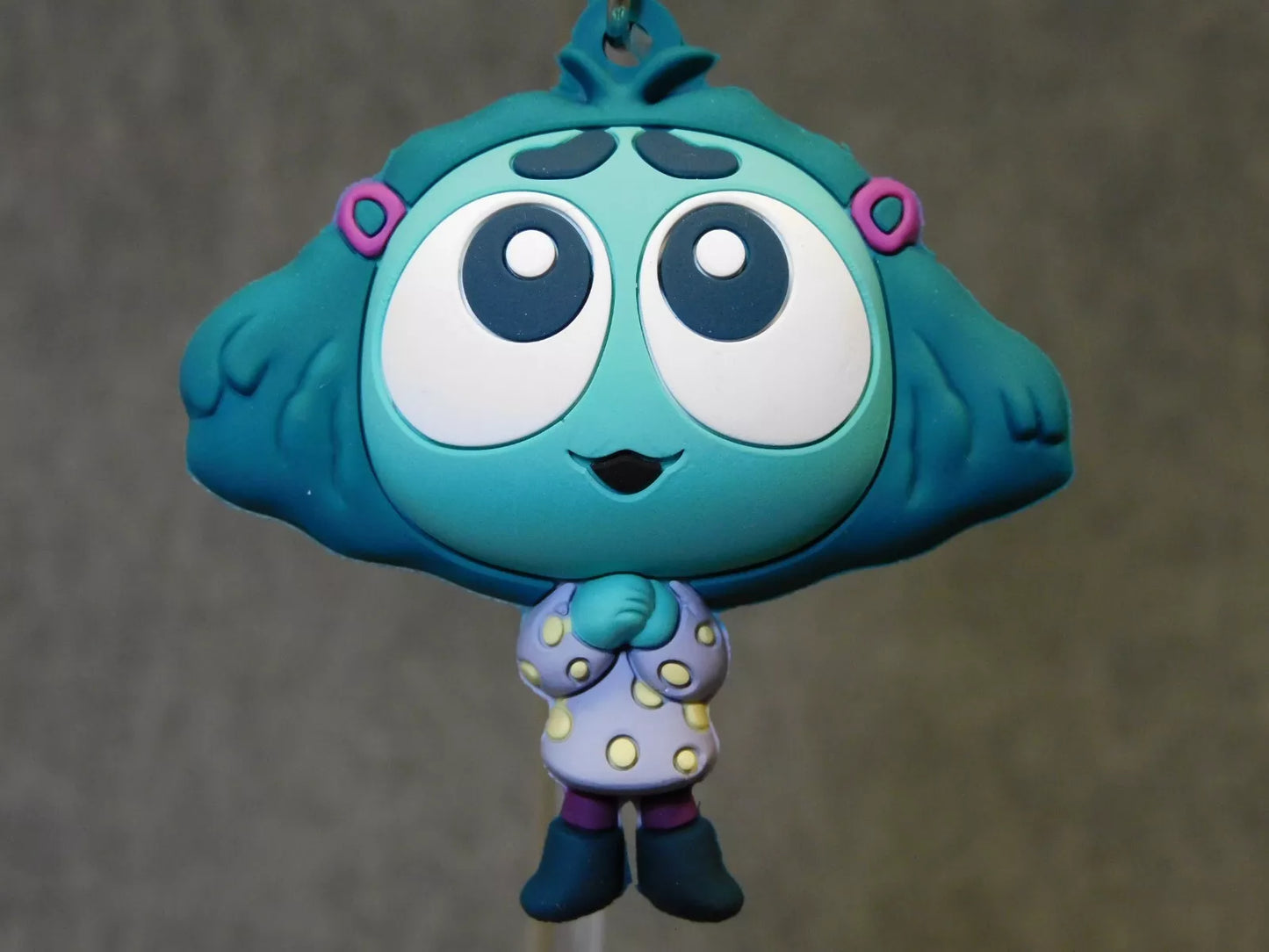 Envy - Disney Movie New Inside Out Series 2 From Blind Bag Key Chain 3D Foam Bag Clip Figural figure Monogram