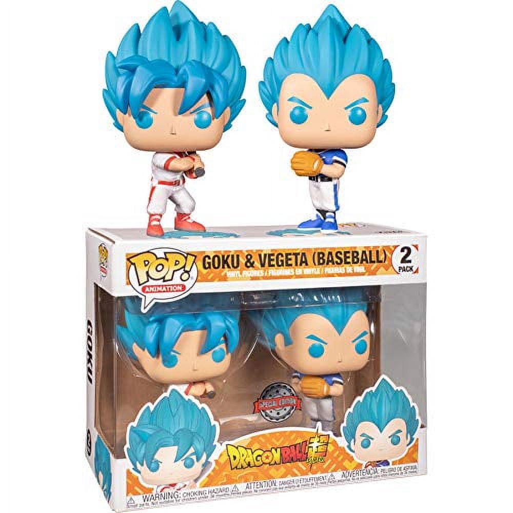 Funko Pop! Dragon Ball Super : Goku & Vegeta (Baseball) Special Edition (VAULTED) 2 Pack