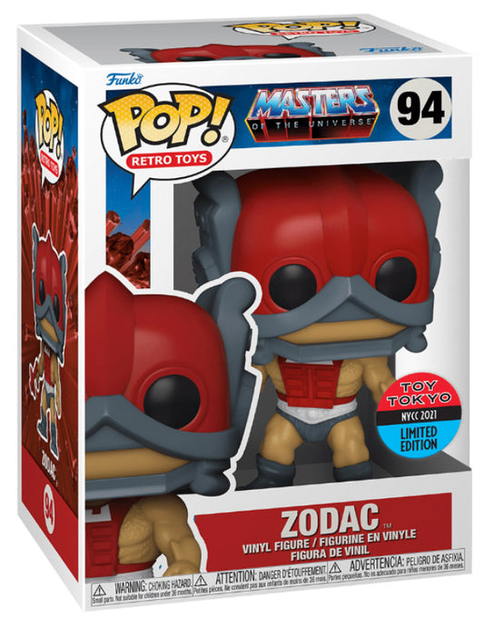 Funko Pop! Masters of the Universe - Zodac 94 Toy Tokyo NYCC 2021 Exclusive Figure + Pop Protector