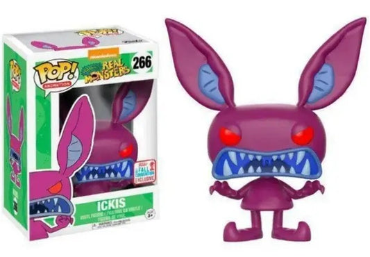 Funko Pop! Nickelodeon : AAAHH!!! Real Monsters - Ickis 266 2017 Fall Convention Exclusive Figure + Pop Protector (VAULTED)