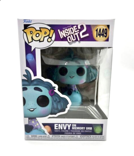 Funko Pop! Disney Pixar Inside Out 2 - Envy in Memory Orb 1449 + Free Protector