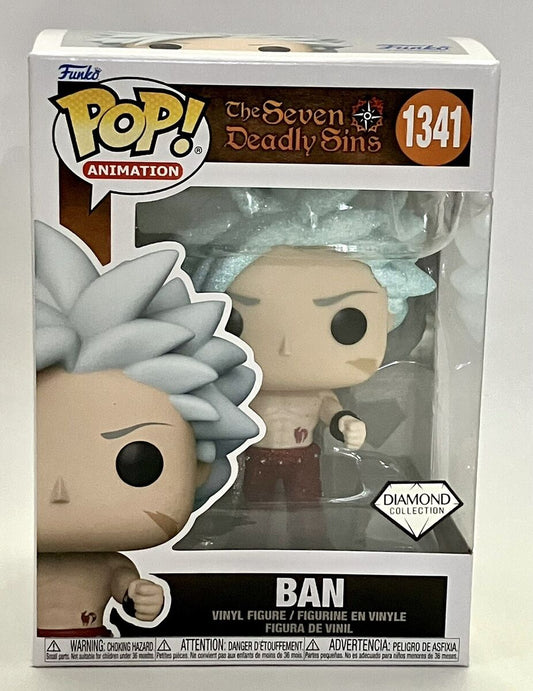 Funko Pop! The Seven Deadly Sins - Ban 1341 Diamond Collection + Free Protector