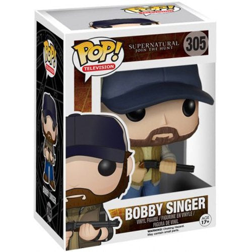 Funko Pop! Supernatural Join The Hunt Bobby Singer 305 + Free Protector