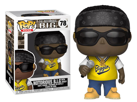 Funko POP! Rocks: The Notorious B.I.G With Jersey #78 (box damage) + Protector