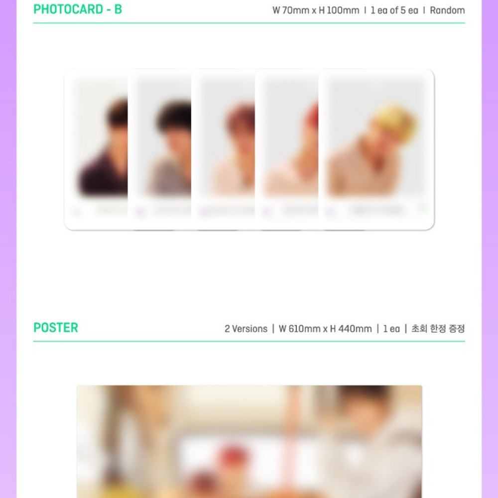 K-POP TOMORROW X TOGETHER (TXT) - THE DREAM CHAPTER: ETERNITY PORT VER. (PURPLE)