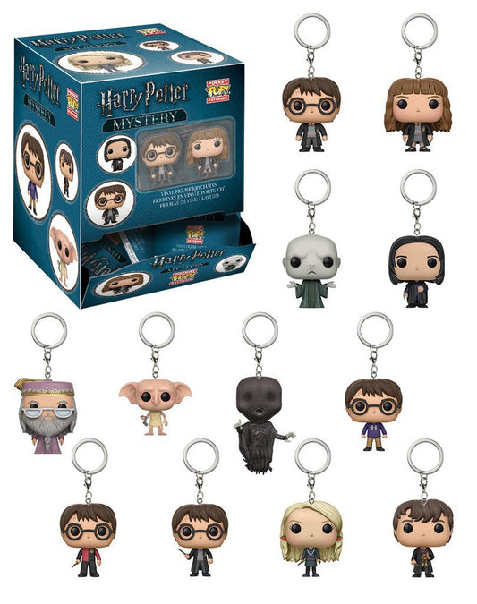 Funko Pocket Pop Keychain! Mystery Harry Potter Vinyl Figure Keychain Blind Bag Singles (One Variation Chosen at Random)