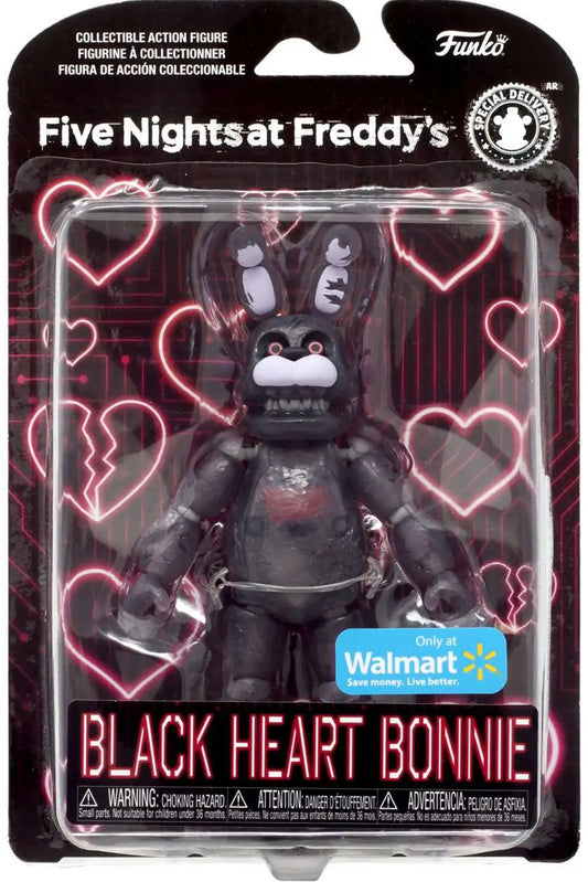 Funko Action Figure! Five Nights at Freddy’s (FNAF) Special Delivery Black Heart Bonnie Walmart Exclusive