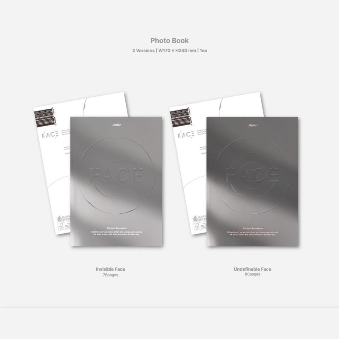 K-POP JIMIN (BTS) - FACE (UNDEFINABLE FACE VER.)
