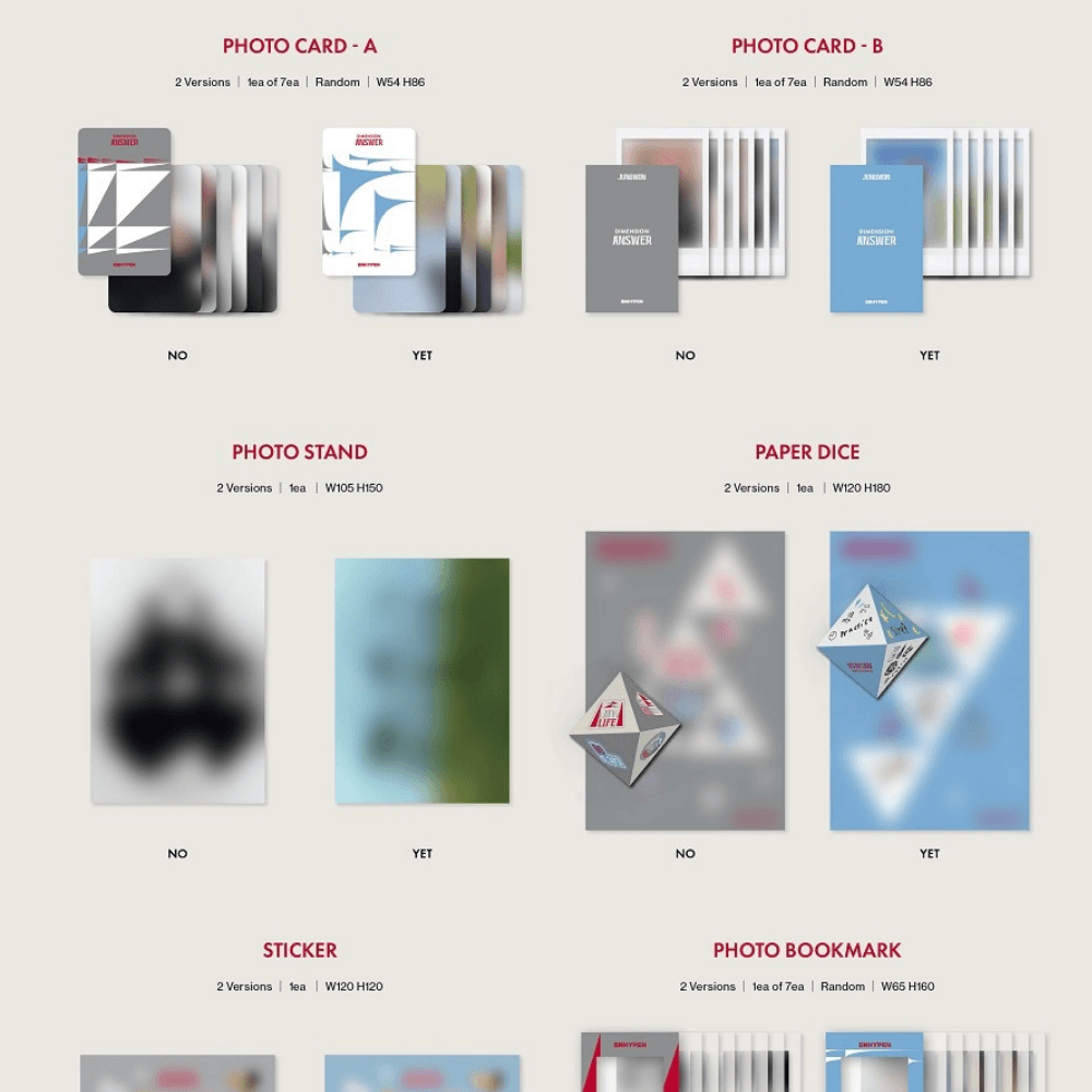 K-POP ALBUM ENHYPEN - [DIMENSION : ANSWER] (2 VERSIONS)