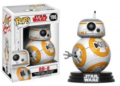 Funko Pop! Star Wars - BB-8 196 Figure + Pop Protector (Box Damages)