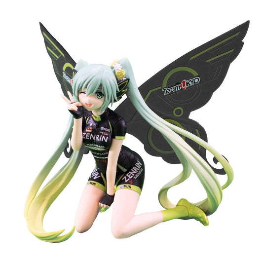 Banpresto Chronicle Hatsune Miku Racing Miku 2017 Team Ukyo Cheering Version Statue Figure *New In Box*