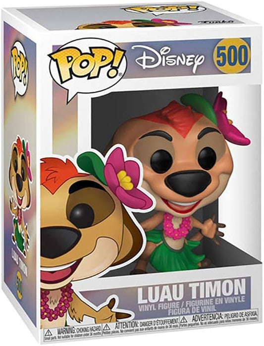 Funko Pop! Disney The Lion King Luau Timon 500 + Free Protector (slight box ware)