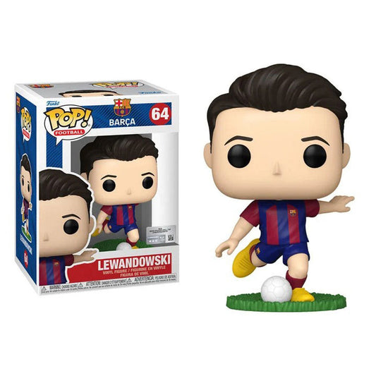 Funko Pop! Football FCB Barcelona Lewandowski 64 + Free Protector