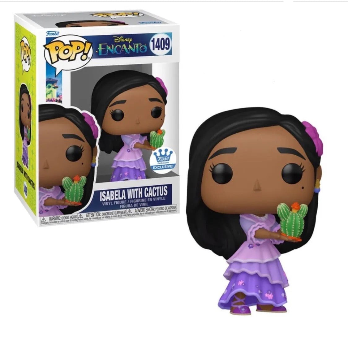 Funko Pop! Disney Encanto - Isabela with Cactus 1409 Funko Shop Exclusive + Free Protector