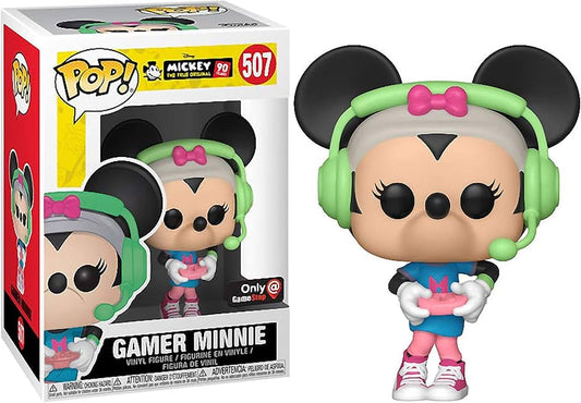 Funko Pop! Disney Mickey The True Original 90 Years - Gamer Minnie 507 + Free Protector