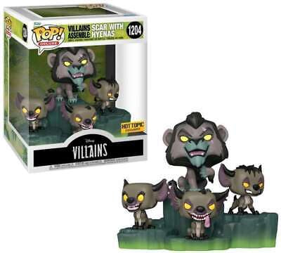 Funko Pop! Moment: Disney Villains - Villains Assemble: Scar with Hyenas 1204 Hot Topic Exclusive