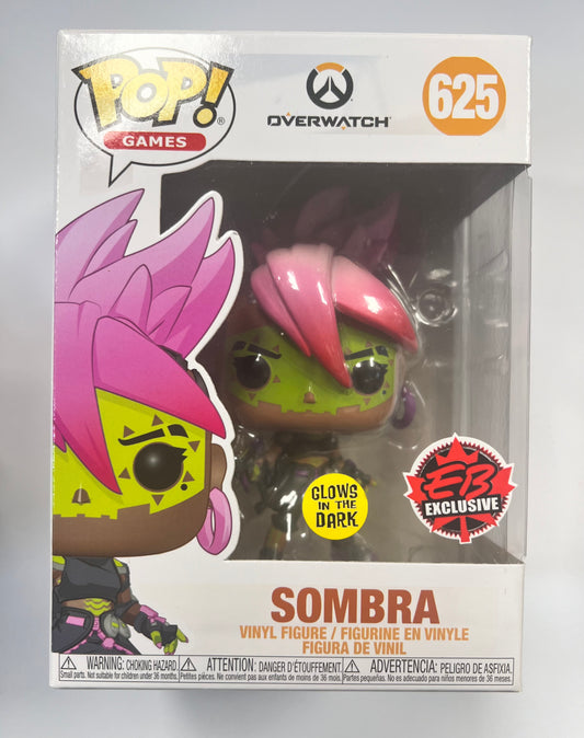 Funko Pop! Overwatch - Sombra Glows in the Dark EB Exclusive + Free Protector