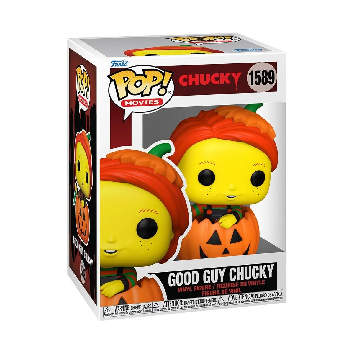 Funko Pop! Chucky Vintage Halloween Good Guy Chucky 1589 + Free Protector