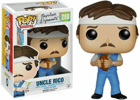 Funko Pop! Napoleon Dynamite - Uncle Rico 208 (VAULTED) + Free Protector
