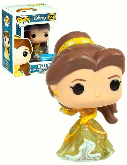 Funko Pop! Disney Beauty and the Beast - Belle 221 Walmart Exclusive + Pop Protector