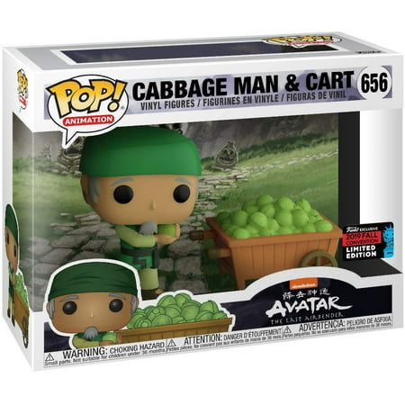 Funko Pop! Nickelodeon Avatar The Last Airbender Cabbage Man & Cart 656 2019 Fall Convention Exclusive