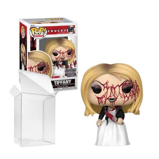 Funko Pop! Bride of Chucky : Tiffany 1695 EE Exclusive + Pop Protector